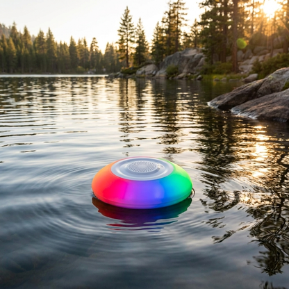 Floating Bluetooth Speaker with LED Lights