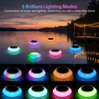 Floating Bluetooth Speaker with LED Lights