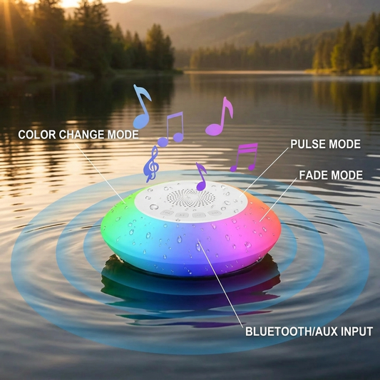 Floating Bluetooth Speaker with LED Lights